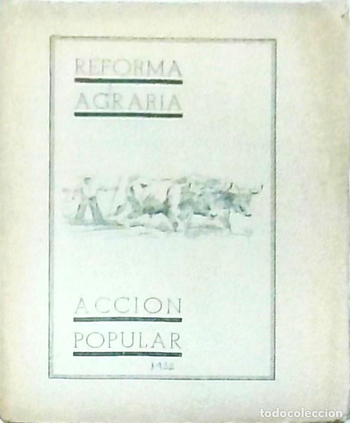 Livros em segunda m&atilde;o: Reforma agraria. Acci&oacute;n popular - ANONIMO: