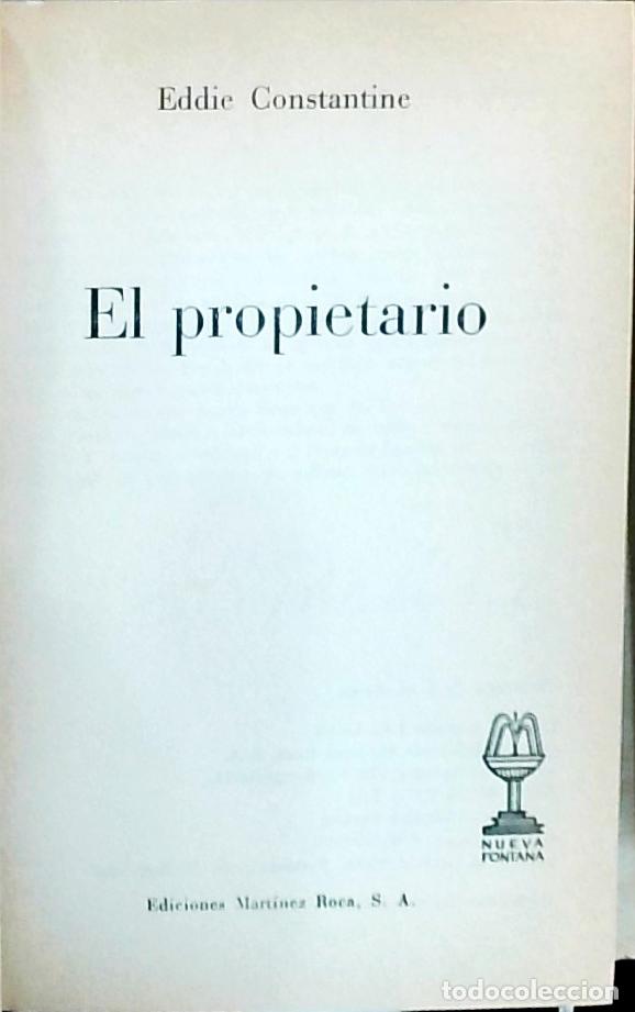 B&uuml;cher: El propietario - Constantine, Eddie: