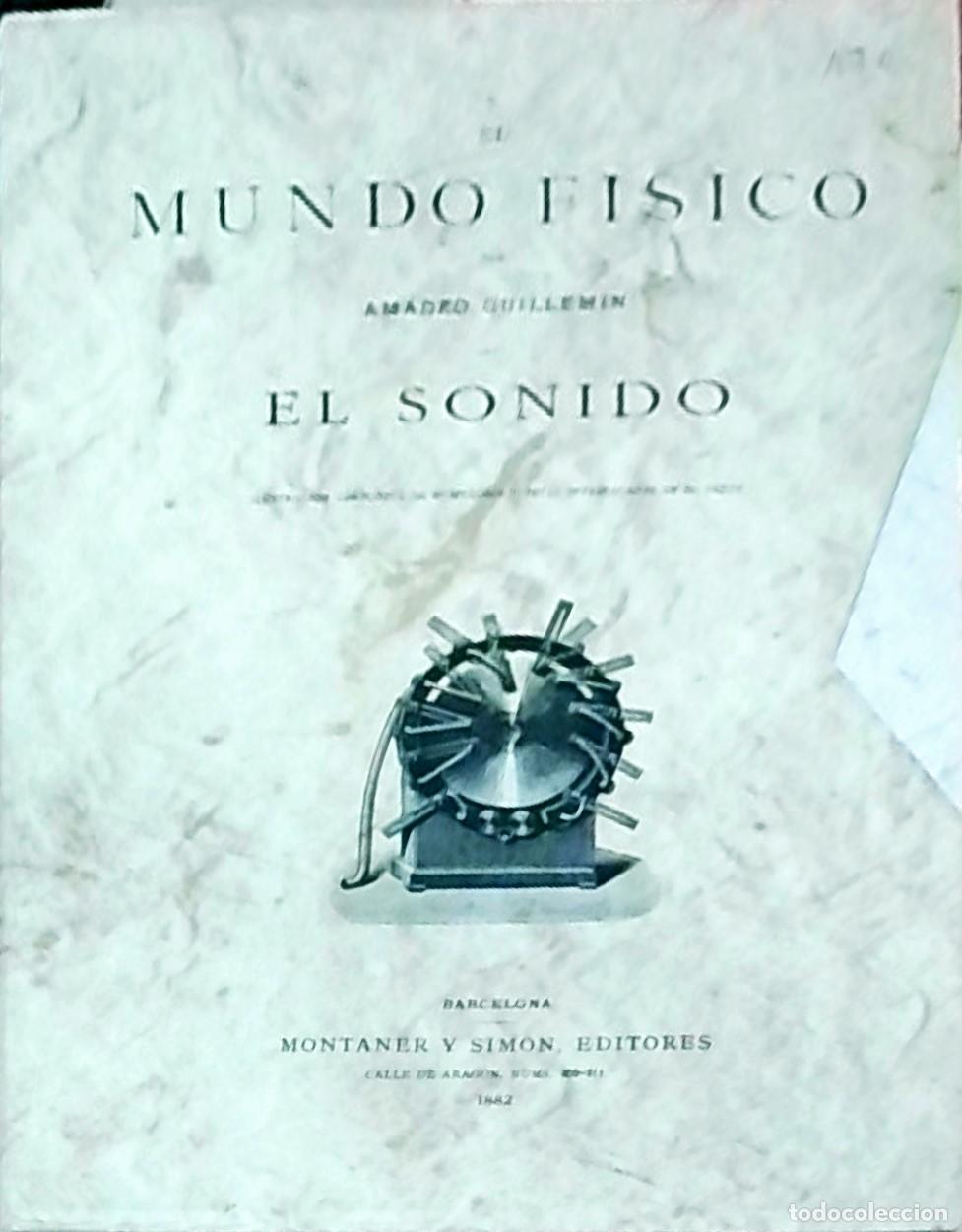Libros: El sonido - GUILLEMIN, Amadeo:
