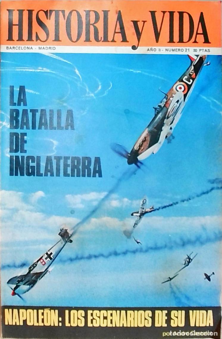 Livros em segunda m&atilde;o: Historia y Vida n&ordm; 21: La batalla de Inglaterra. Napole&oacute;n: los escenarios de su vida por Andr&eacute; Caste