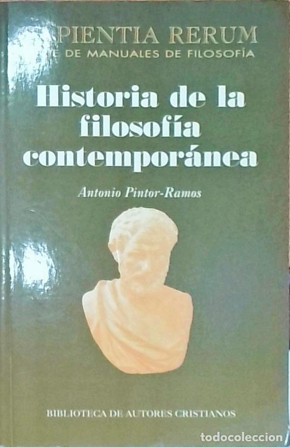 Livres: Historia de la filosof&iacute;a contempor&aacute;nea - Pintor Ramos, Antonio: