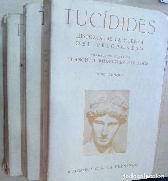 Libri di seconda mano: Historia de la Guerra del Peloponeso. 3 tomos - Tuc&iacute;dides: