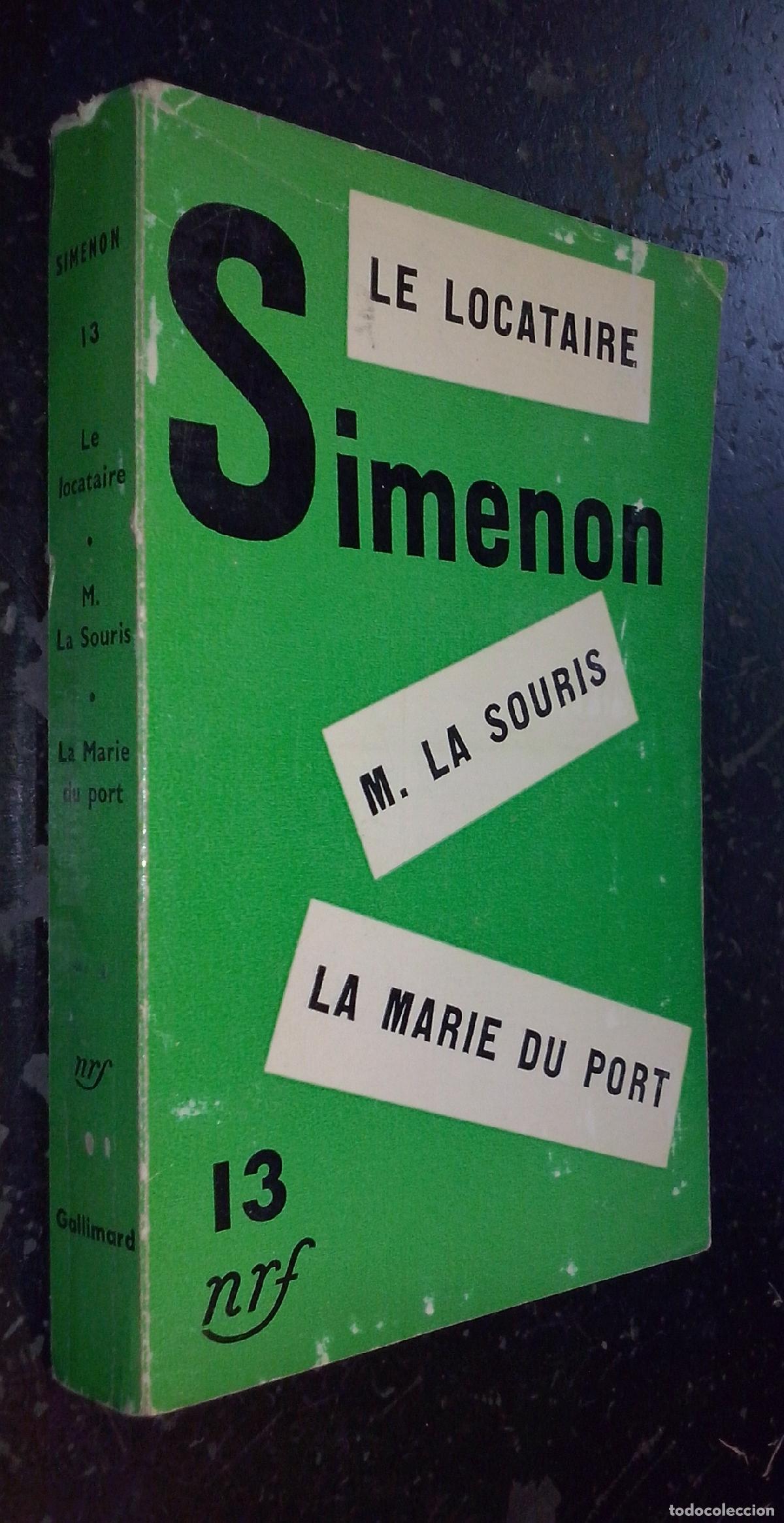 B&uuml;cher: Le locataire. M. la souris. La Marie du Port - SIMENON, Georges: