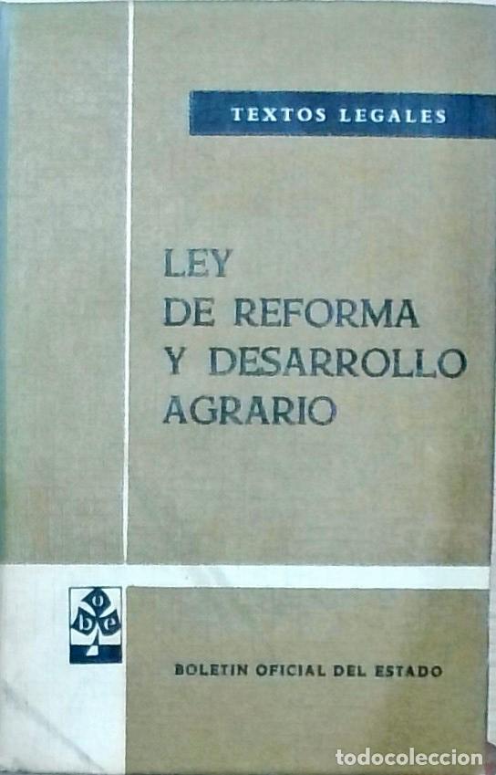 Libros: Ley de Reforma y Desarrollo Agrario - Autores Varios: