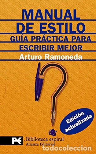 Libros: Manual de estilo - Ramoneda, Arturo