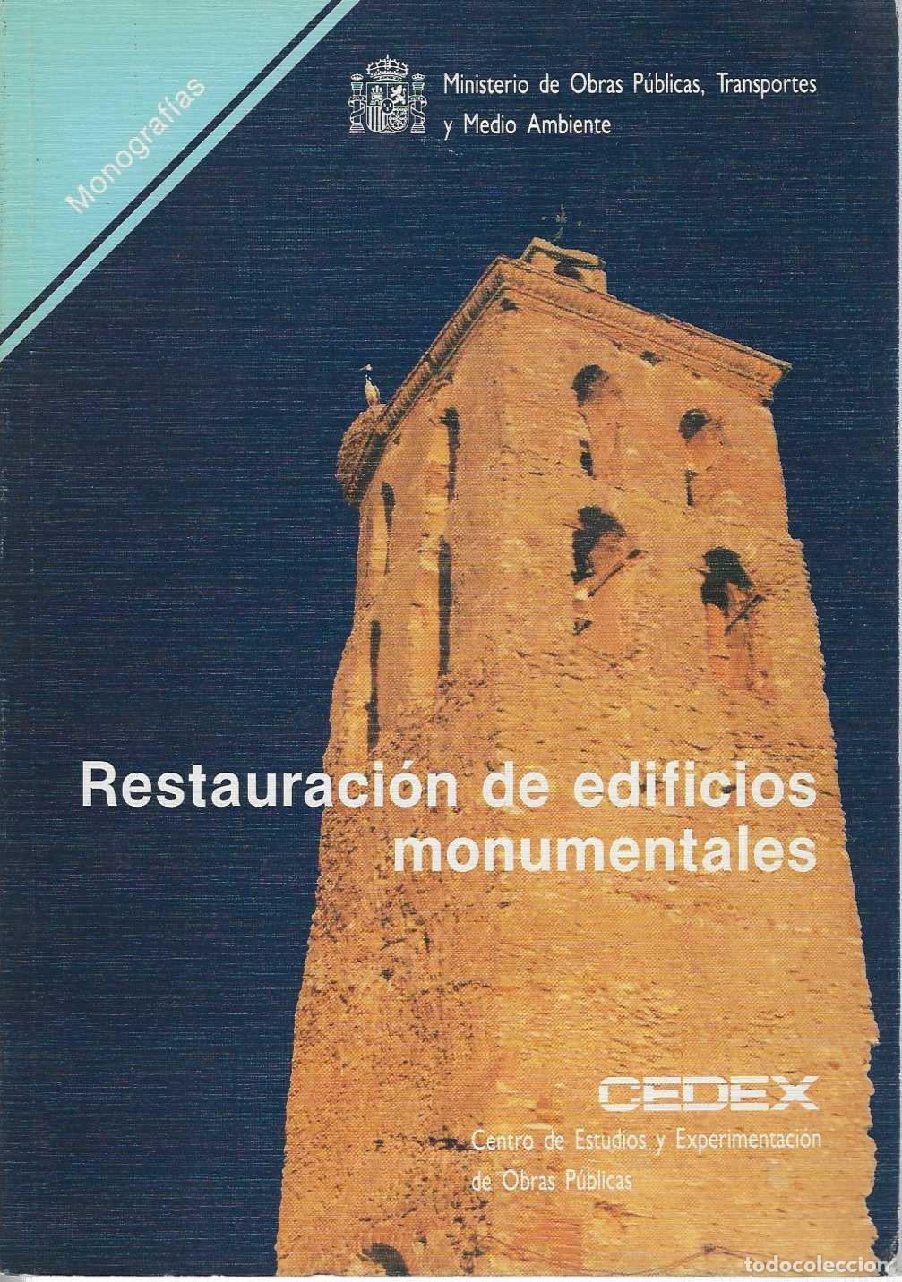 Libros: Restauraci&oacute;n de edificios monumentales. (Estudio de materiales y t&eacute;cnicas instrumentales). - &Aacute;LVAREZ