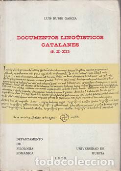 B&uuml;cher: Documentos Ling&uuml;&iacute;sticos Catalanes (Siglos X-XII) - Luis Rubio Garc&iacute;a
