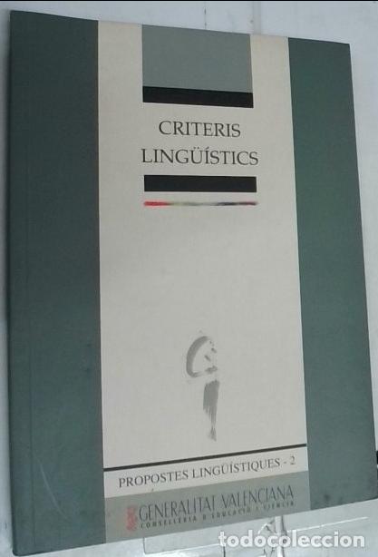 Libri di seconda mano: Criteris ling&uuml;&iacute;stics. Propostes ling&uuml;istiques 2 - Autores Varios: