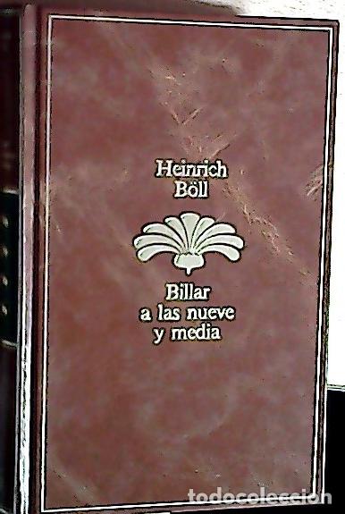 Libros: Billar a las nueve y media - B&ouml;ll, Heinrich :