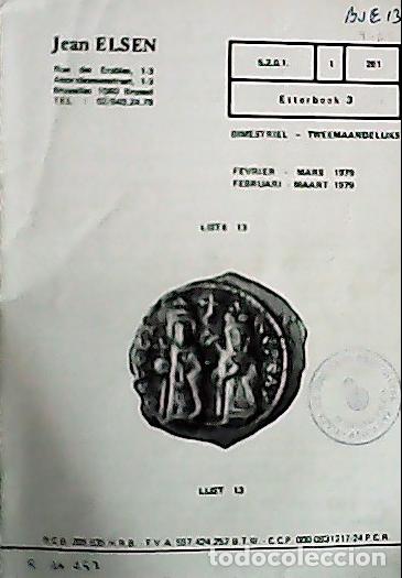 Libri di seconda mano: Jean Elsen. Liste 13. Fevrier - Mars. 1979. 436 items - CATALOG LISTE: