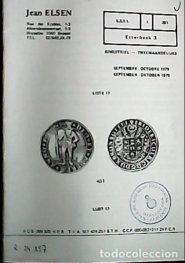 Libri di seconda mano: Jean Elsen. Liste 17. Semtembre - October. 1979. 463 items - CATALOG LISTE: