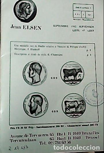 Libri di seconda mano: Jean Elsen. Liste 47. Septembre. 1982. 544 items - CATALOG LISTE: