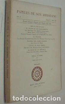 books: Papeles de Son Armadans. A&ntilde;o I. Tomo I. N&ordm; III. Junio, 1956. Revista mensual dirigida por ... - CELA