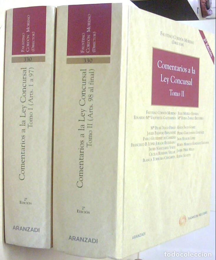 Libri di seconda mano: Comentarios a la Ley Concursal + CD. 2&ordf; edici&oacute;n. 2 tomos - CORD&Oacute;N MORENO, Faustino (Director ) - AA.