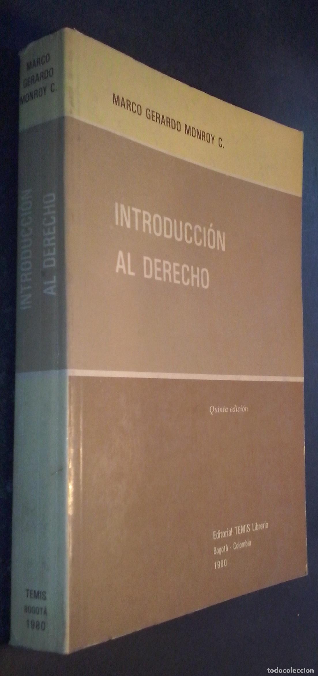 Libros: Introducci&oacute;n al derecho - MONROY C., Marco Gerardo: - Foto 1