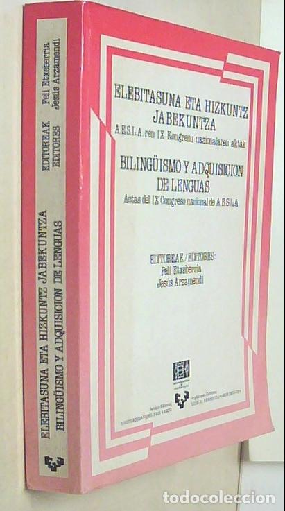 Libri di seconda mano: Biling&uuml;ismo y adquisici&oacute;n de lenguas. Actas del IX Congreso Nacional de AESLA - ETXEBERRI, Fli y ARZ