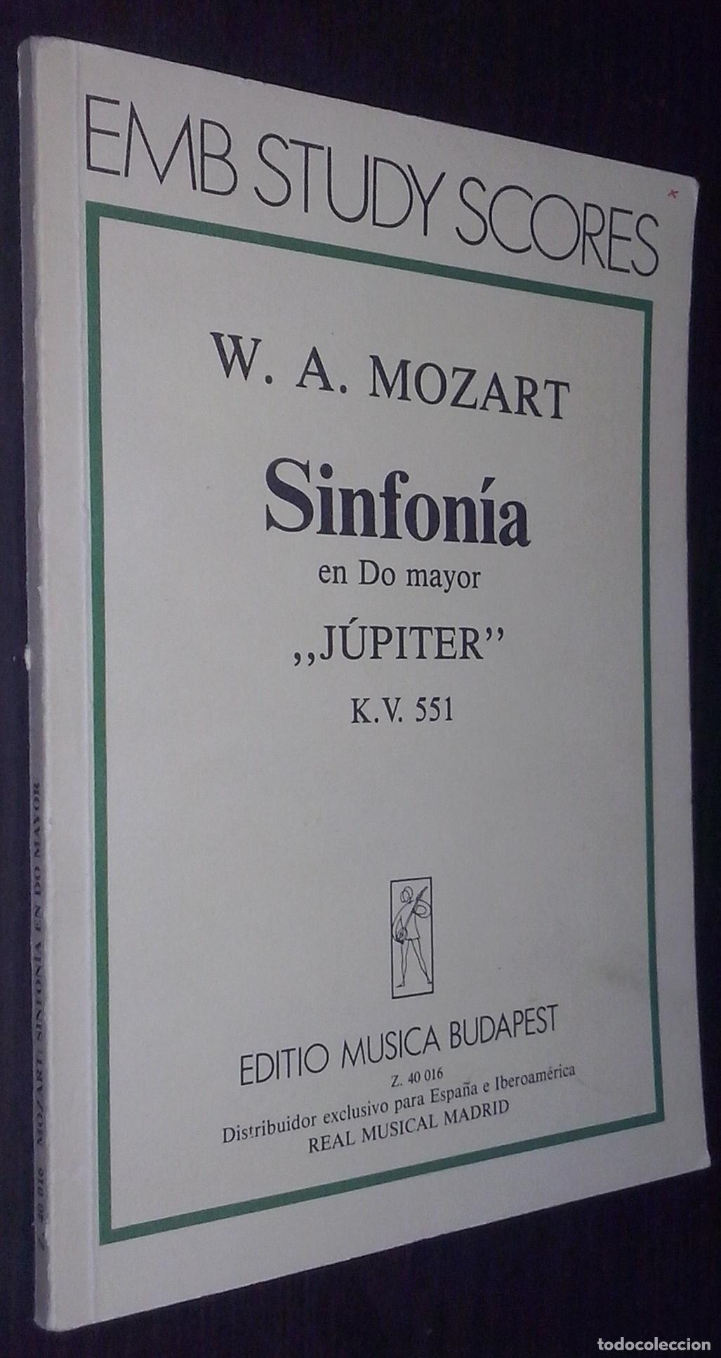 Libros: Sinfon&iacute;a en Do mayor ,,J&uacute;piter'' K. V. 551 - MOZART, W. A.: