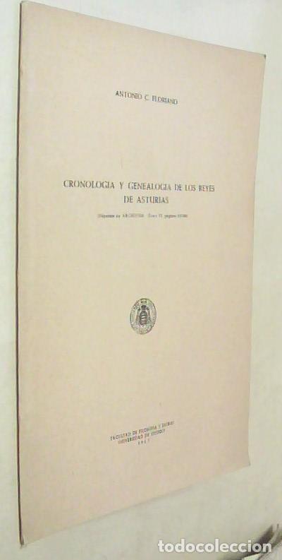 Libri di seconda mano: Cronolog&iacute;a y genealog&iacute;a de los Reyes de Asturias. Separata - FLORIANO, Antonio C.: