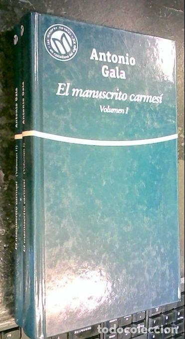 Libros: El manuscrito carmes&iacute;. 2 tomos - Gala, Antonio: - Foto 1