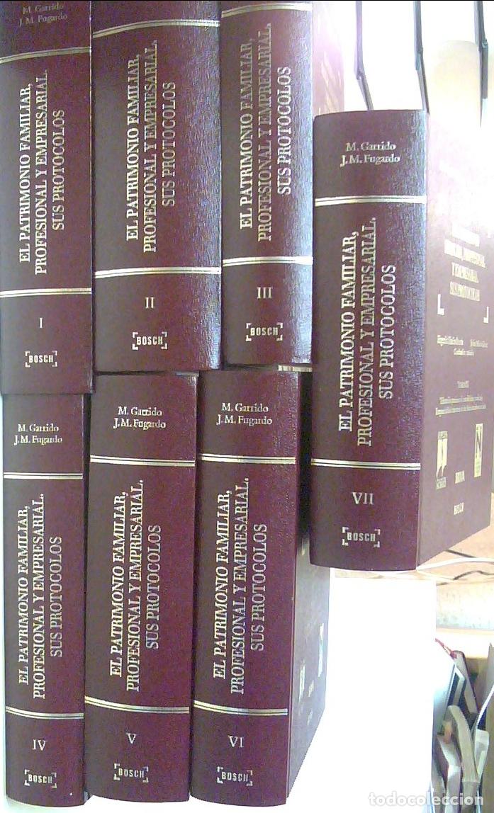 Libros: El patrimonio familiar, profesional y empresarial. Sus protocolos. 7 TOMOS - GARRIDO MELERO, Mart&iacute;n
