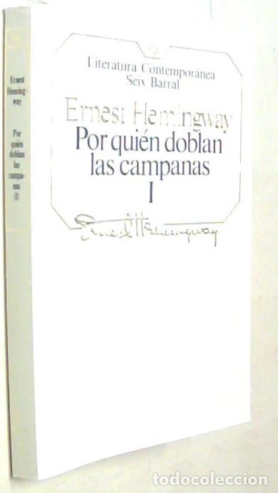 B&uuml;cher: Por qui&eacute;n doblan las campanas. Tomo I - HEMINGWAY, Ernest: