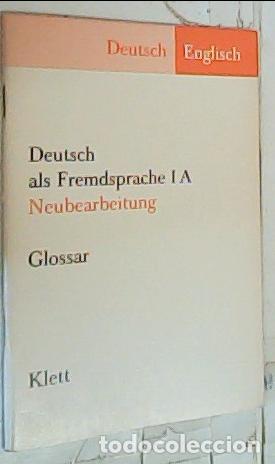 Libri di seconda mano: Deutsch als Fremdsprache I A Neubearbeitung. Glossar Deutsch English. Ubersetzt von&hellip; - Jenkins, Derr