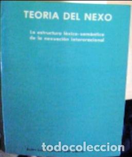 books: Teor&iacute;a del nexo - Rom&aacute;n del Cerro, Juan Luis: