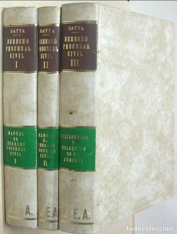Livros em segunda m&atilde;o: Derecho procesal civil. Tomos I y II: Manual de derecho procesal civil. Tomo III: Soliloquios y colo