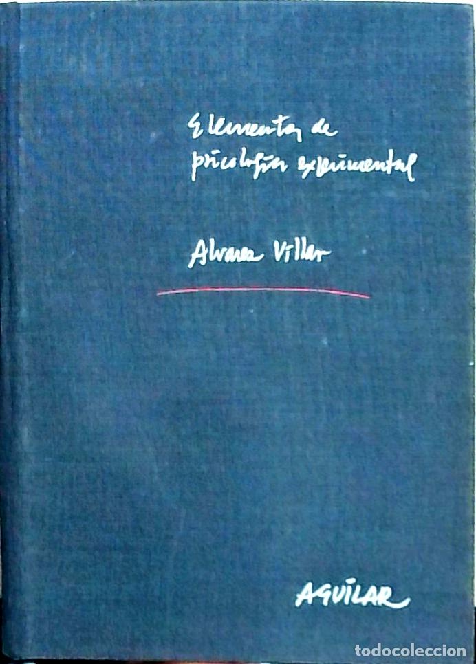 books: Elementos de psicolog&iacute;a experimental - Alvarez Villar, A.: