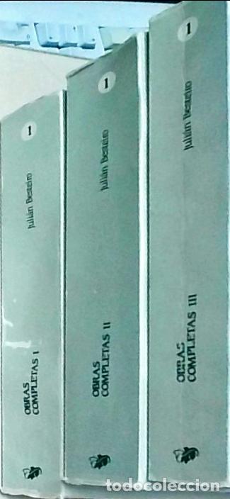 books: Obras completas. 3 TOMOS. Edici&oacute;n y presentaci&oacute;n a cargo de Emilio Lamo de Espinosa - BESTEIRO, Juli