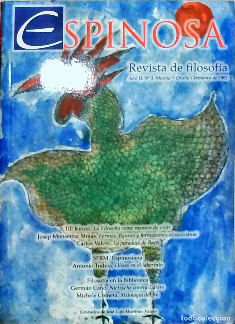 Libri di seconda mano: Espinosa A&ntilde;o II n&ordm; 3. Revista de Filosof&iacute;a - Autores Varios: