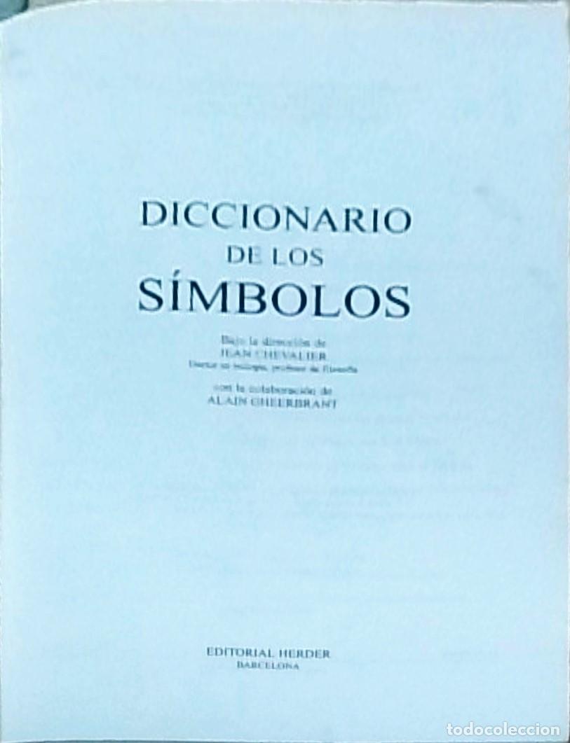 Libros: Diccionario de s&iacute;mbolos - CHEVALIER, Jean (Direction) - AA.VV.: - Foto 1