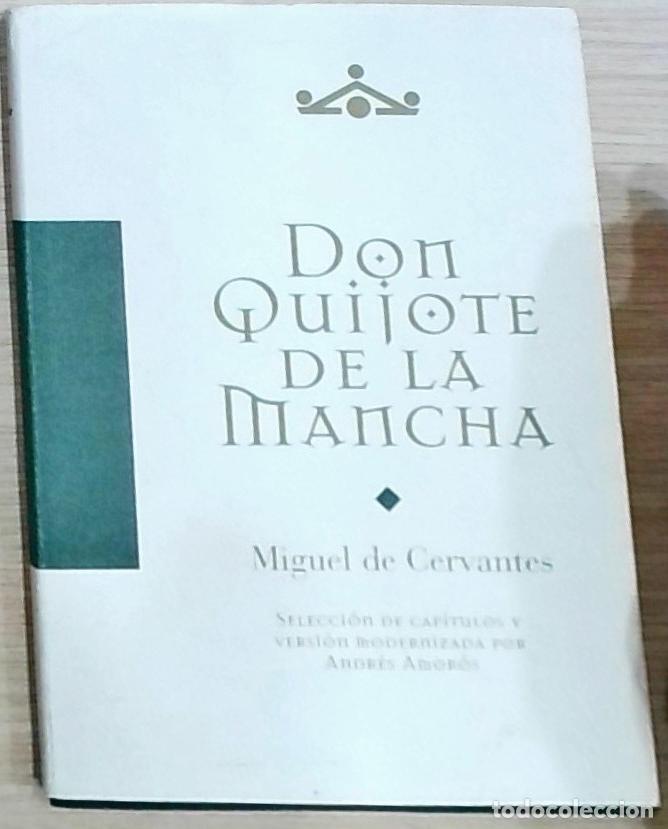 books: Don Quijote de la Mancha. Selecci&oacute;n de cap&iacute;tulos y versi&oacute;n modernizada por Andr&eacute;s Amor&oacute;s - Cervantes