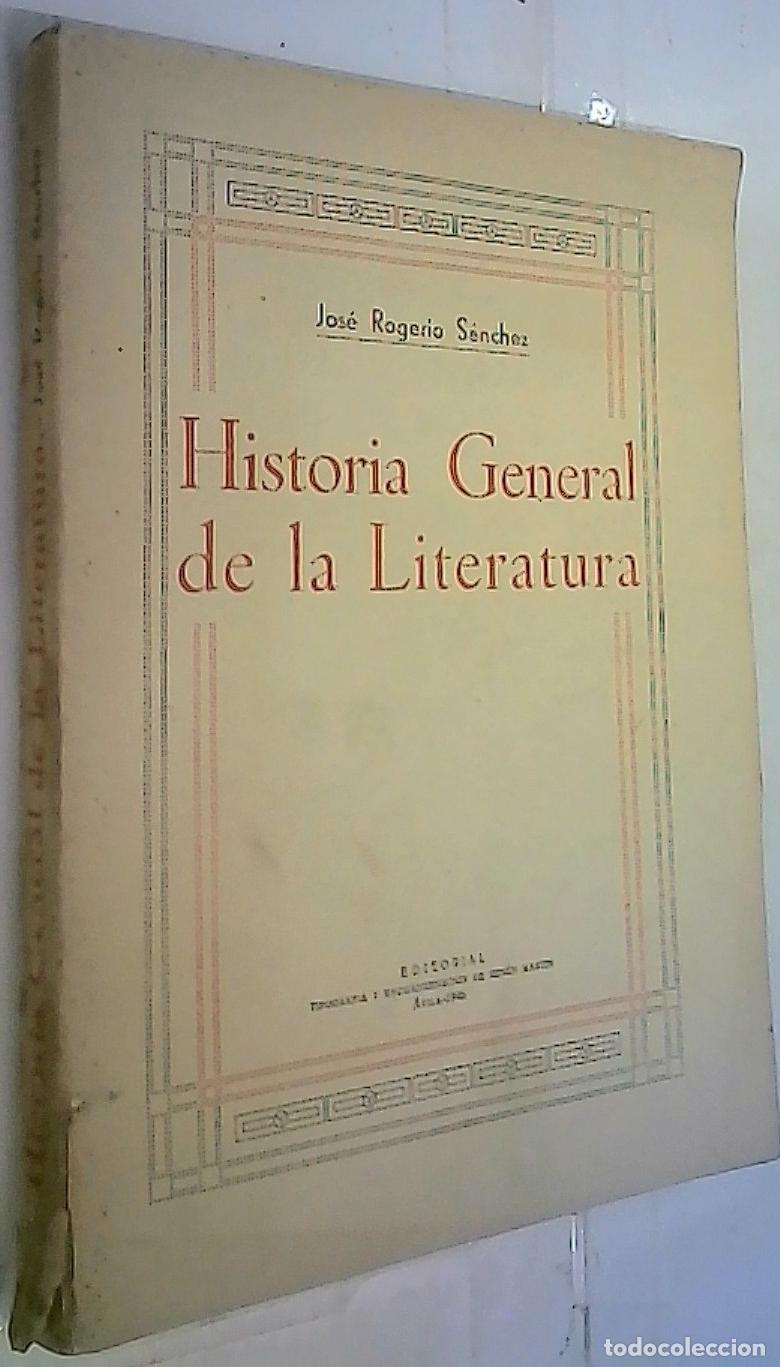 Libri di seconda mano: Resumen de historia general de la literatura - S&Aacute;NCHEZ, Jos&eacute; Rogerio: