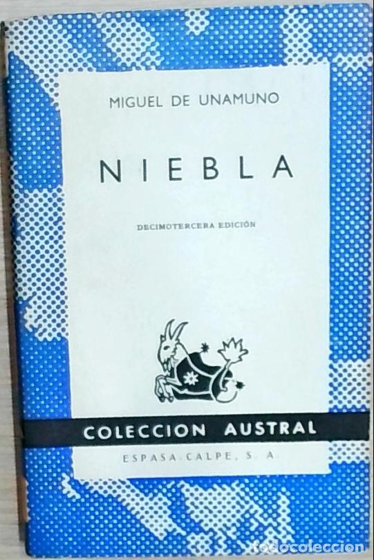 Libros: Niebla - Unamuno, Miguel de: