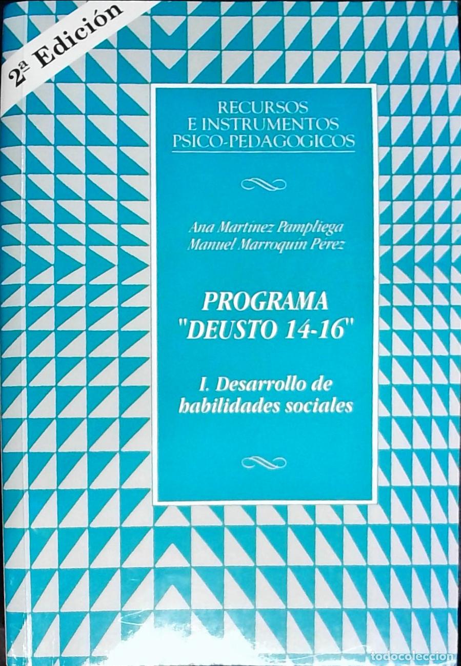Livros em segunda m&atilde;o: Programa &rdquo;Deusto 14-16&rdquo; I. Desarrollo de habilidades sociales - Ana Mart&iacute;nez Pampliega y Manuel Marr