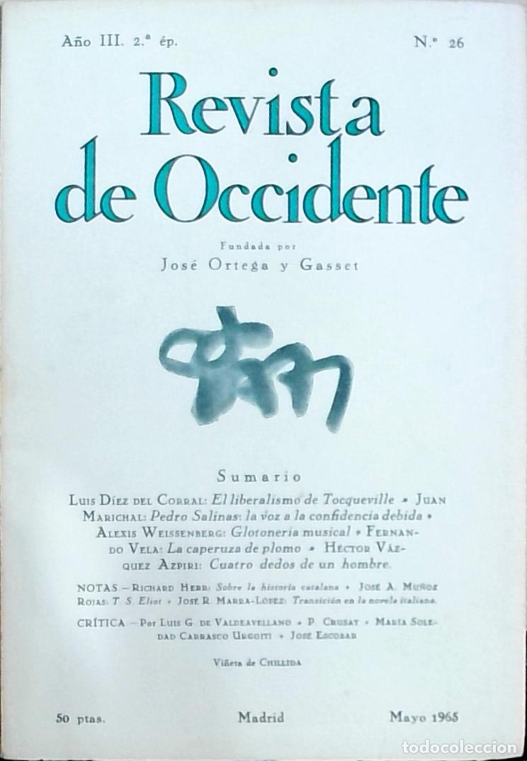B&uuml;cher: Revista de Occidente. A&ntilde;o III. 2.&ordf; &eacute;p. N.&ordm; 26. Mayo 1965 - Autores Varios: