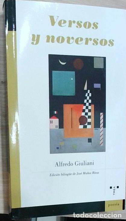 Libros: Versos y noversos - Alfredo Giuliani: - Foto 1