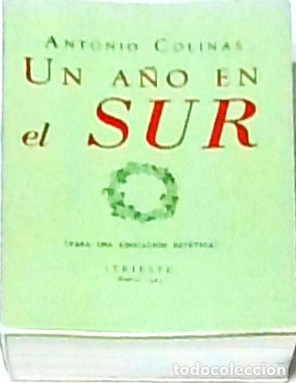 books: Un a&ntilde;o en el sur: (Para una educaci&oacute;n est&eacute;tica) - Antonio Colinas:
