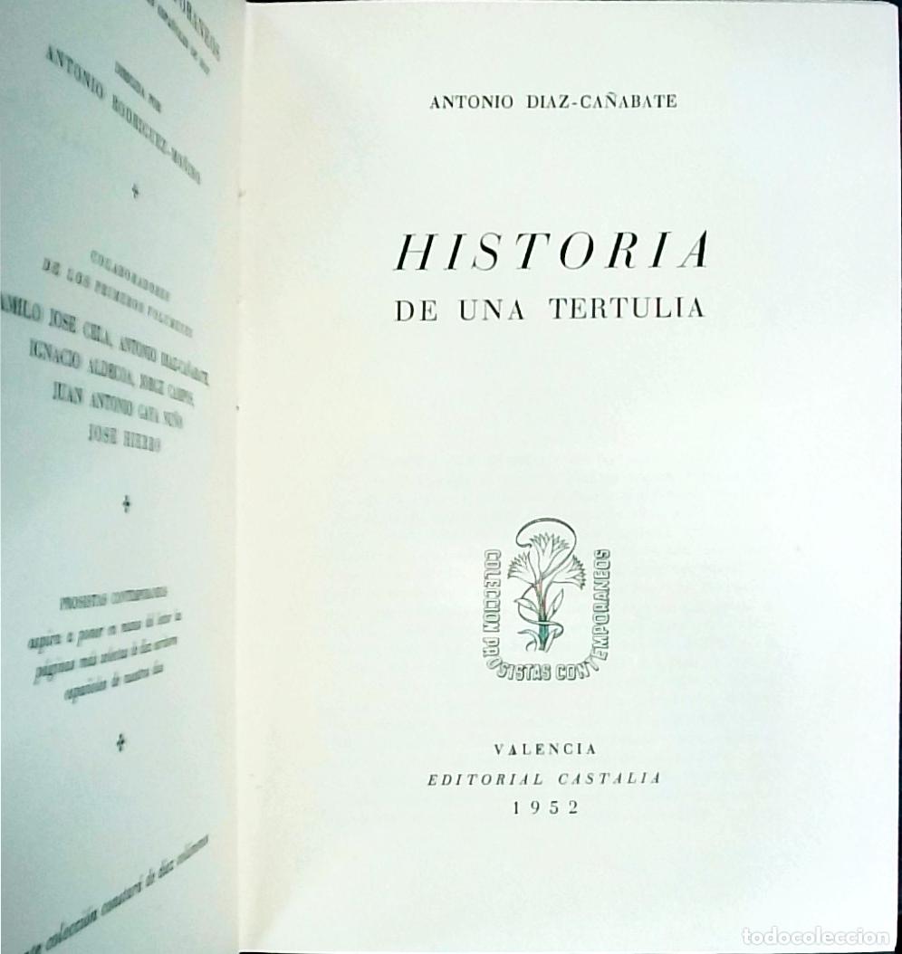 Libri di seconda mano: Historia de una tertulia - Antonio D&iacute;az Ca&ntilde;abate: