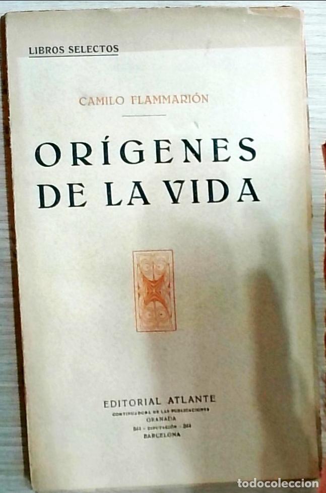 B&uuml;cher: Or&iacute;genes de la vida - Camilo Flammarion: