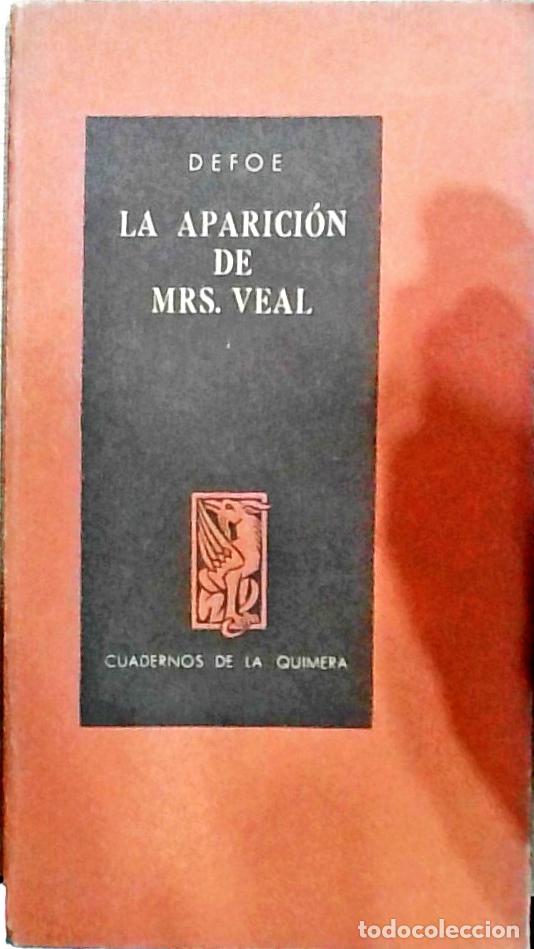 books: La aparici&oacute;n de Mrs. Veal - Daniel Defoe:
