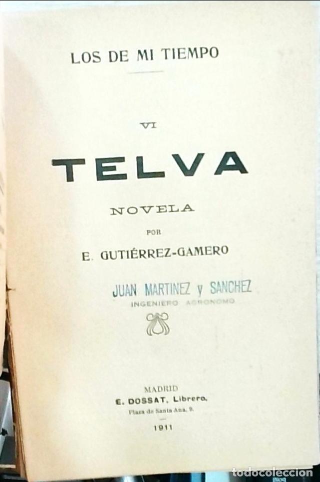 Libros: Telva - E. Guti&eacute;rrez Gamero: - Foto 1