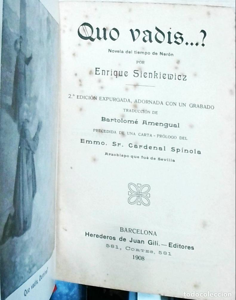B&uuml;cher: Quo vadis...?: Novela del tiempo de Ner&oacute;n - Enrique Sienkiewicz:
