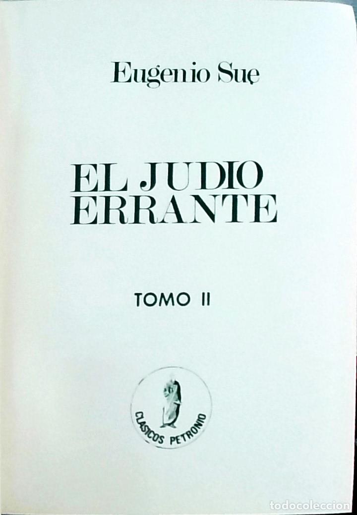 Libros: El jud&iacute;o errante (Tomo II) - Eugenio Sue: - Foto 1
