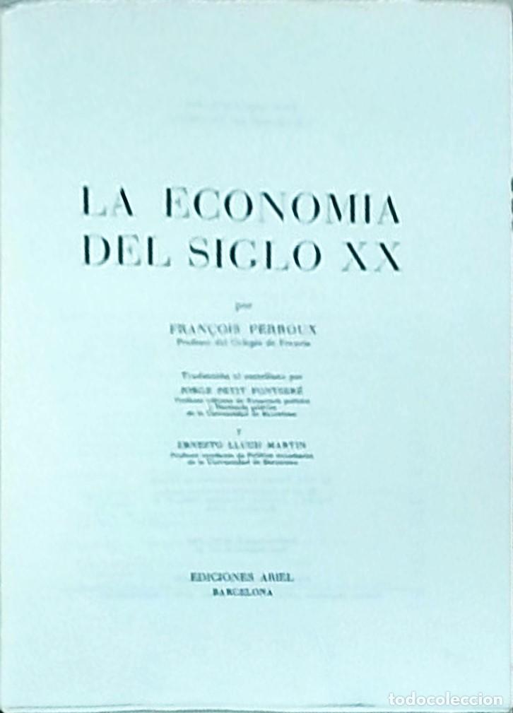 Libri di seconda mano: La econom&iacute;a del siglo XX - Fran&ccedil;ois Perroux: