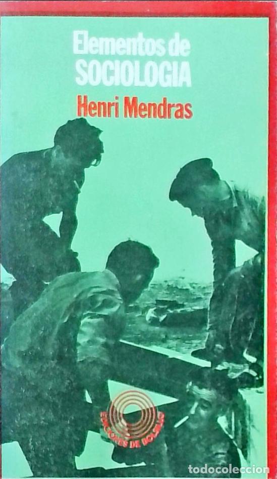 Libros: Elementos de sociolog&iacute;a - Henri Mendras: - Foto 1