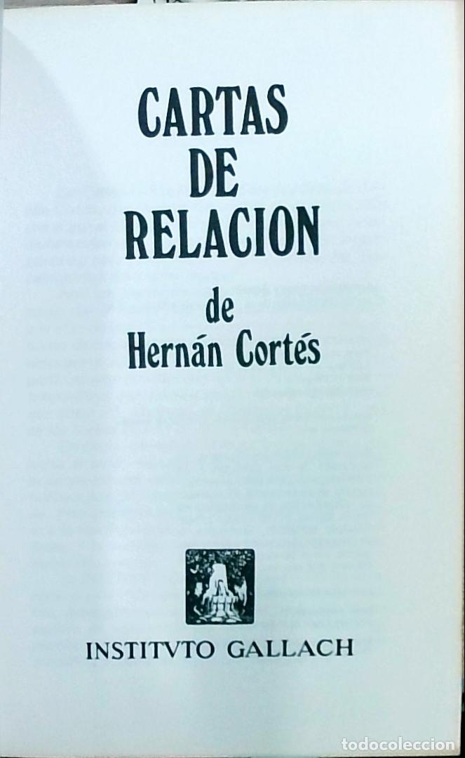 Libros: Cartas de relaci&oacute;n - Hern&aacute;n Cort&eacute;s: - Foto 1
