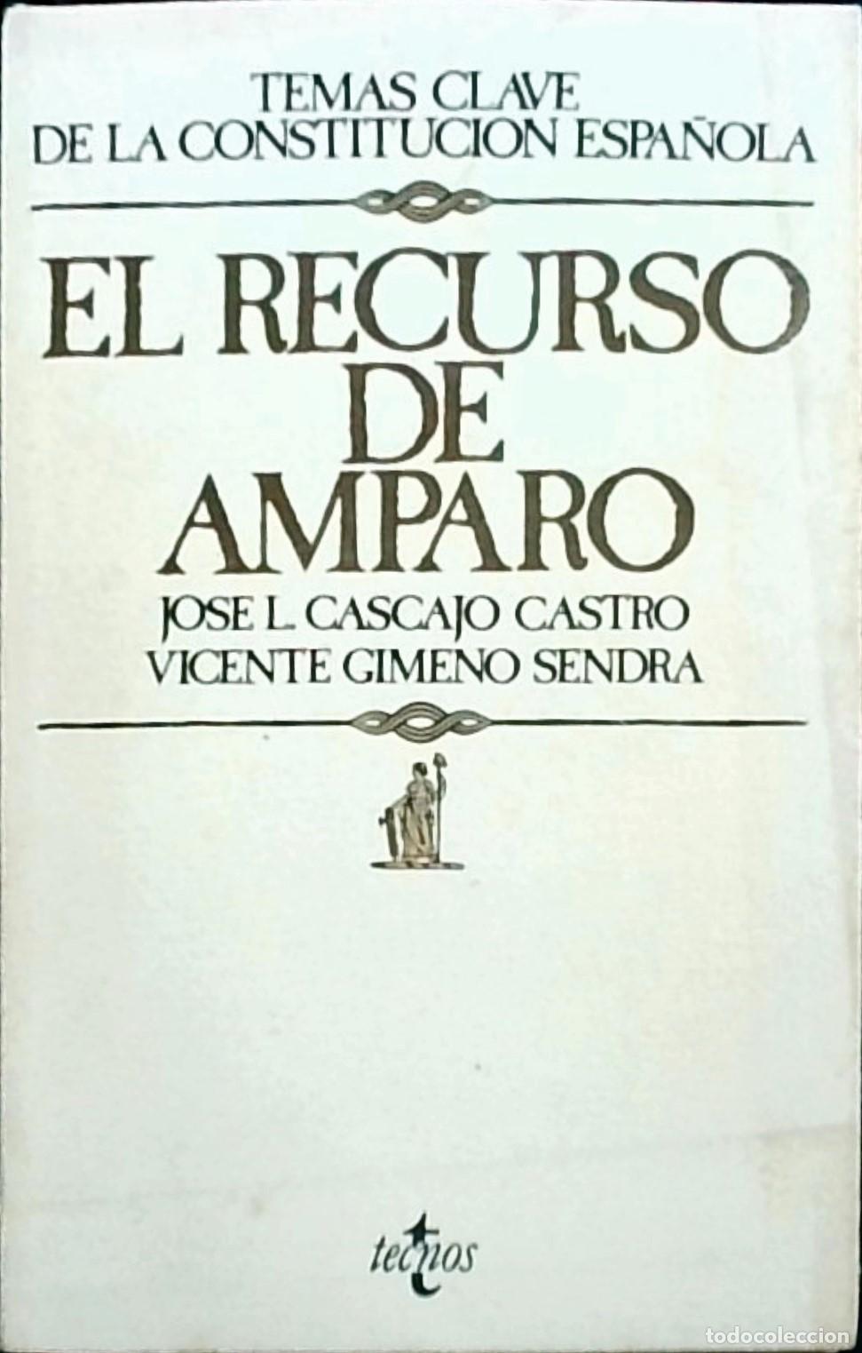 B&uuml;cher: El recurso de amparo - Jos&eacute; Luis Cascajo Castro y Vicente Gimeno Sendra: