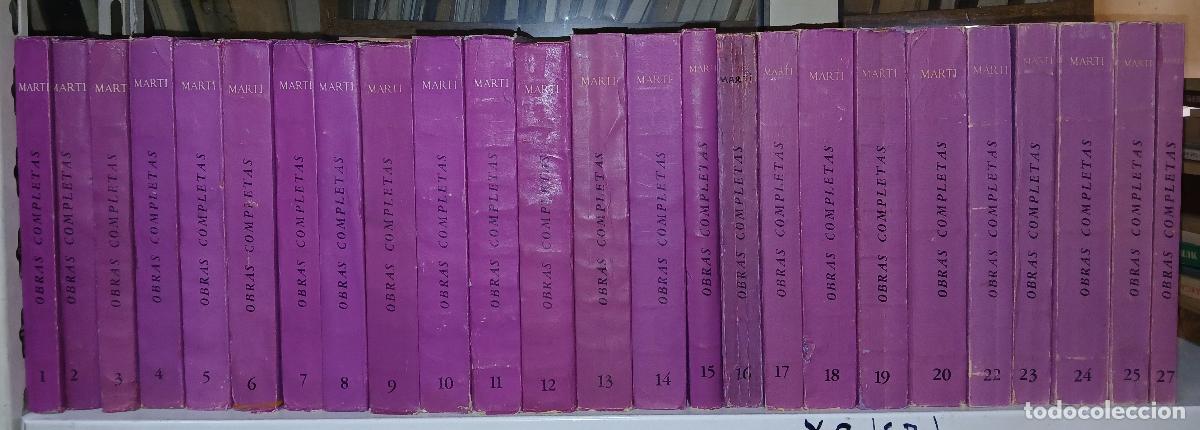Libros: Obras completas. 25 TOMOS. FALTO de tomos n&ordm;s 21 (Cuadernos de apuntes) y 26 (Indices) para completa